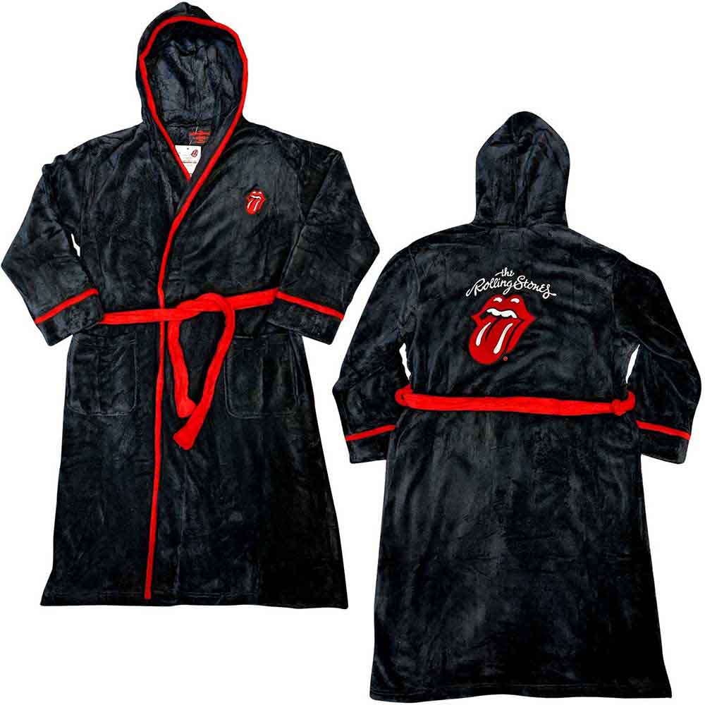 The Rolling Stones Classic Tongue Small/Medium Bathrobe